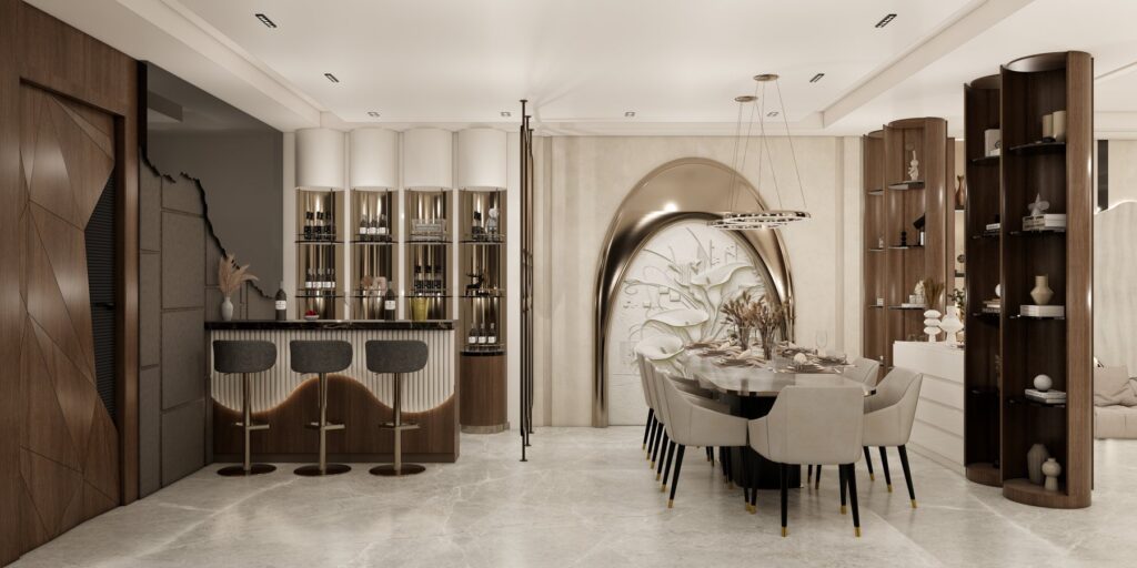 The Aria Residence open dining room