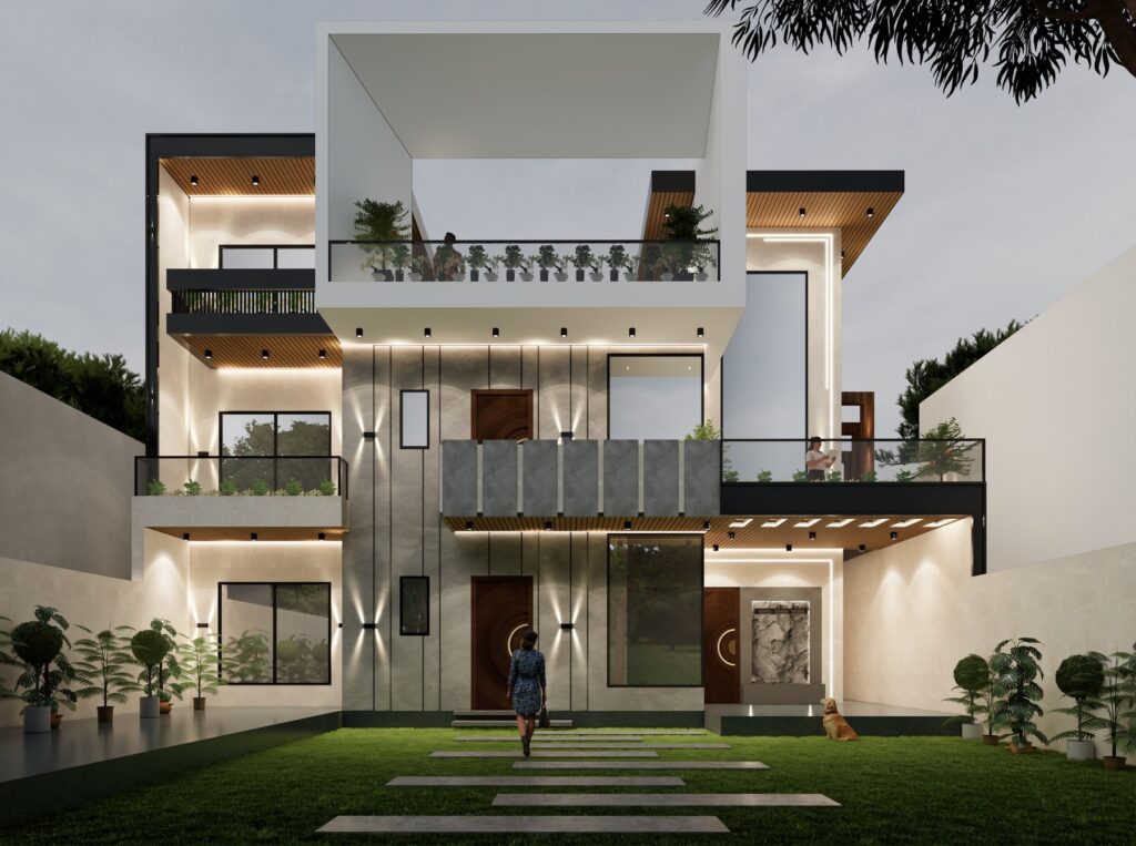 Solstice House front elevation