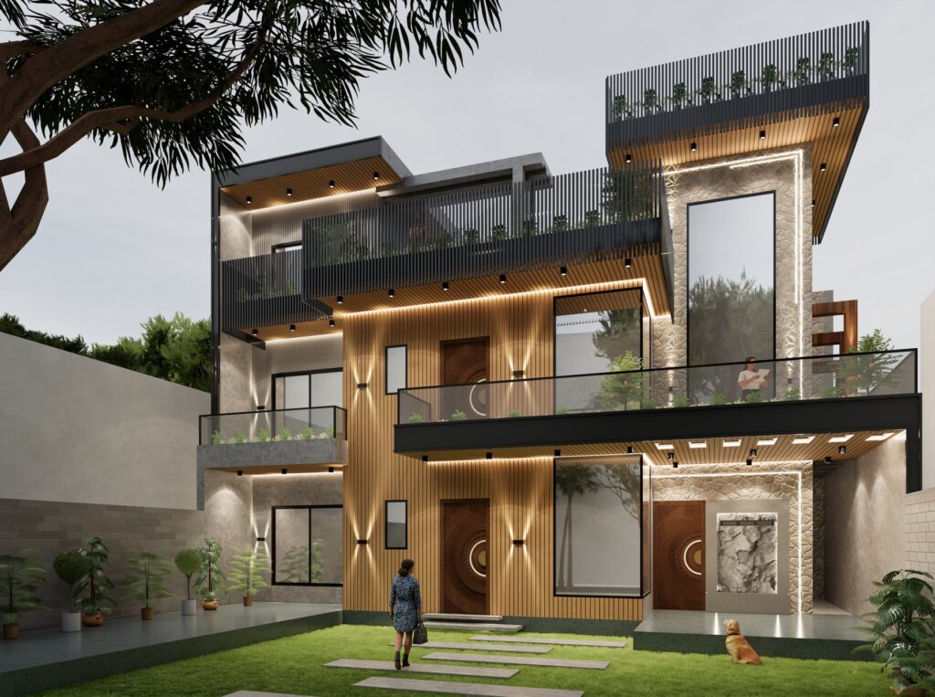 Solstice House side profile